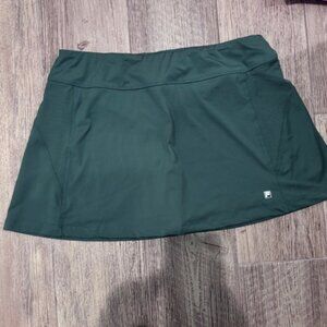Fila Women's Tennis Skirt - Green - XL